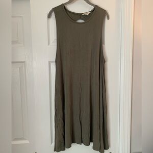 American Eagle Outfitters Soft & Sexy Olive/ Earthy Green Dress
